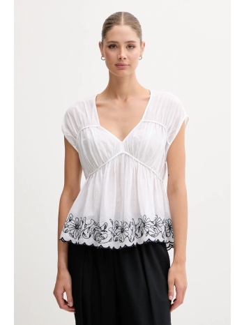 βαμβακερή μπλούζα united colors of benetton γυναικεία