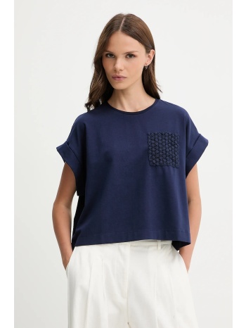 μπλουζάκι united colors of benetton χρώμα ναυτικό μπλε