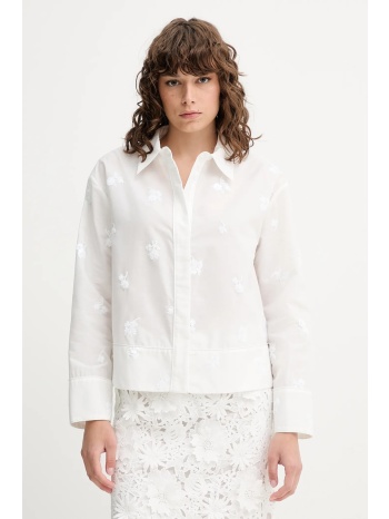 πουκάμισο munthe kaseia χρώμα άσπρο, 252103225229 50%