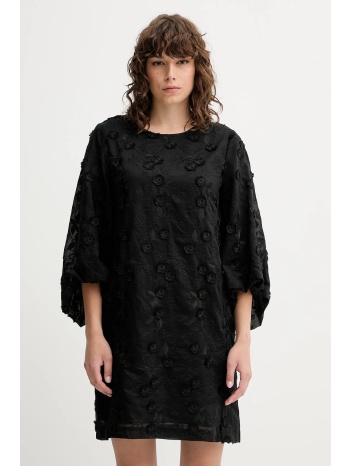 φόρεμα munthe pansi χρώμα μαύρο, 252131625225 κύριο υλικό