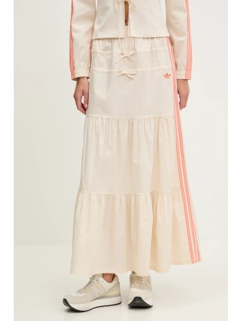 φούστα adidas originals skirt χρώμα μπεζ, kc0768 97%