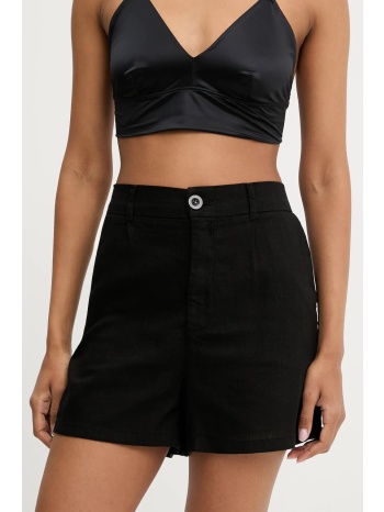 σορτς answear lab χρώμα μαύρο 50% βαμβάκι, 50% βισκόζη
