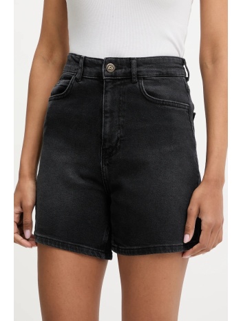 τζιν σορτς answear lab χρώμα μαύρο 98% βαμβάκι, 2% ελαστάν