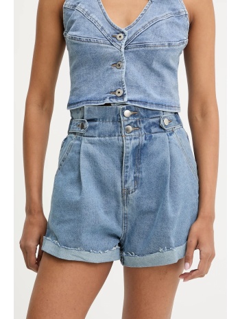 τζιν σορτς answear lab χρώμα μπλε 90% βαμβάκι, 10%