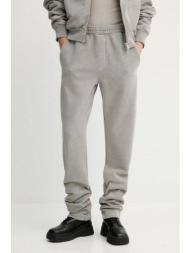 βαμβακερό παντελόνι won hundred χρώμα: γκρι, 3693-12082 100% οργανικό βαμβάκι
