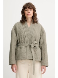 μπουφάν munthe pifita χρώμα: πράσινο, 252151525201 100% πολυεστέρας