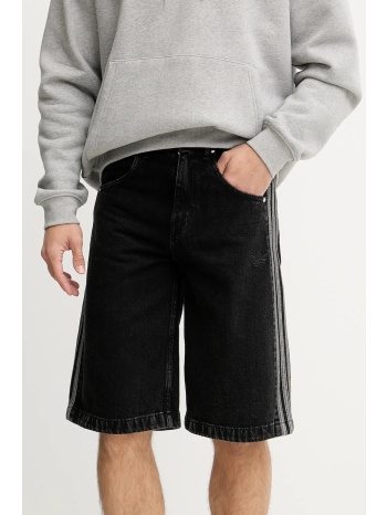 τζιν σορτς adidas originals firebird ανδρικό, χρώμα μαύρο