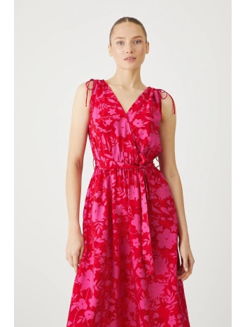 φόρεμα medicine χρώμα κόκκινο 86% βισκόζη, 14% πολυαμίδιο