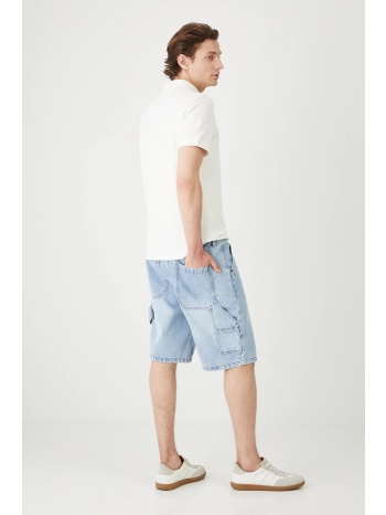 τζιν σορτς medicine ανδρικά, χρώμα μπλε κύριο υλικό 100%