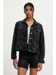 τζιν μπουφάν answear lab χρώμα: μαύρο 99% βαμβάκι, 1% ελαστάν