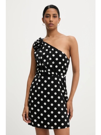 φόρεμα answear lab χρώμα μαύρο 100% πολυεστέρας