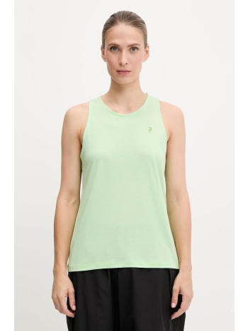 αθλητικό top peak performance χρώμα πράσινο, g79365 73%