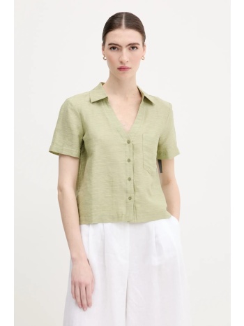 πουκάμισο με μείγμα από λινό united colors of benetton