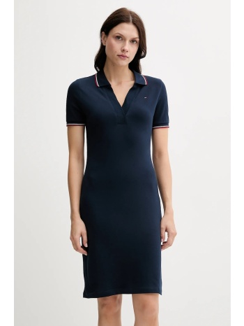 φόρεμα tommy hilfiger χρώμα ναυτικό μπλε, ww0ww45740 96%