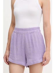 βαμβακερό σορτσάκι rip curl premium surf χρώμα: μοβ, 00bwws 100% βαμβάκι