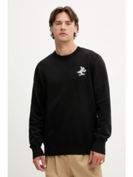 βαμβακερή μπλούζα ps paul smith χρώμα: μαύρο, m2r-668u-tp5251 100% βαμβάκι