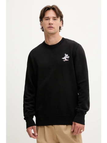 βαμβακερή μπλούζα ps paul smith χρώμα μαύρο