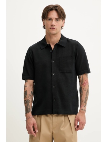 πουκάμισο rag & bone χρώμα μαύρο, mbs25p038ln38 66%