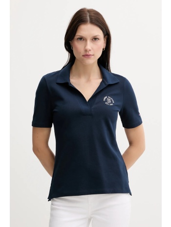 πόλο tommy hilfiger χρώμα ναυτικό μπλε, ww0ww45807 96%