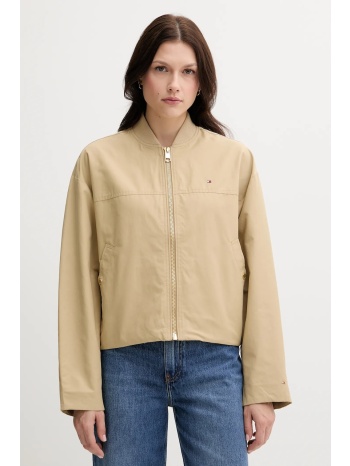 μπουφάν bomber tommy hilfiger χρώμα πράσινο, ww0ww45619