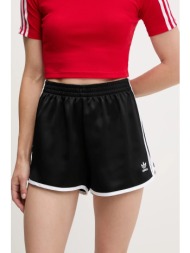 σορτς adidas originals 3s sprinter χρώμα: μαύρο, jd3119 97% βαμβάκι, 3% ελαστάν