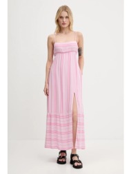 φόρεμα hollister co. χρώμα: ροζ, ki359-5166 κύριο υλικό: 100% βισκόζη
φόδρα: 100% πολυεστέρας
ένθετο