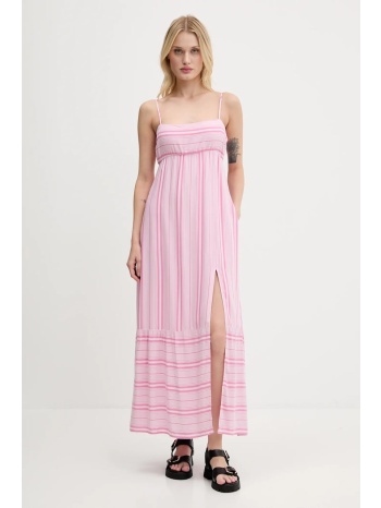 φόρεμα hollister co. χρώμα ροζ, ki359-5166 κύριο υλικό