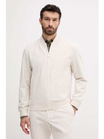 μπουφάν bomber boss χρώμα μπεζ, 50545795 κύριο υλικό 85%