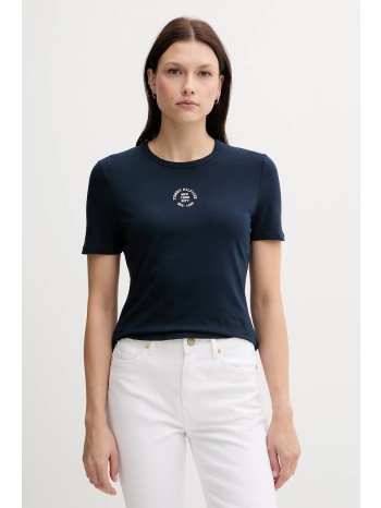 μπλουζάκι tommy hilfiger χρώμα ναυτικό μπλε, ww0ww45809