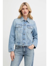 τζιν μπουφάν g-star χρώμα: μπλε, d24337-d932 κύριο υλικό: 63% βαμβάκι, 15% naia™ acetate, 12% lyocel