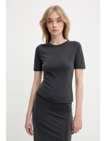 μπλουζάκι samsoe samsoe sasus χρώμα γκρι, f25200040 72%