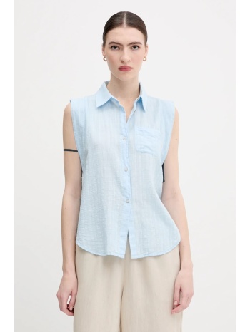 πουκάμισο united colors of benetton χρώμα μπλε, 5onvdq0c1