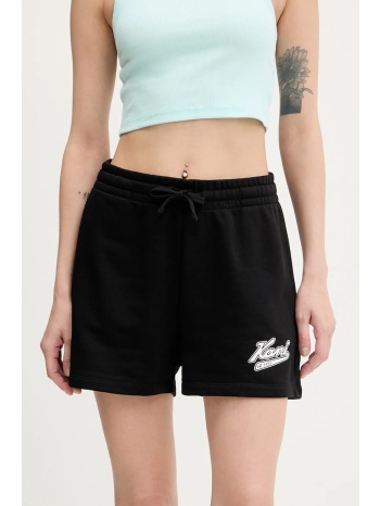 σορτς karl kani χρώμα μαύρο, pd00005436 65% βαμβάκι, 35%