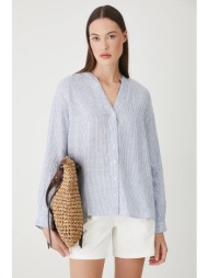 λευκή μπλούζα medicine χρώμα: μπλε 100% λινό

 πλύση σε μέγιστο 30°c. ήπιο πρόγραμμα.
μη χρησιμοποιε