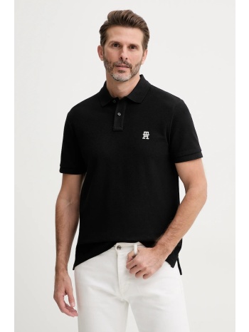 βαμβακερό μπλουζάκι πόλο tommy hilfiger ανδρικό, χρώμα