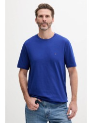 βαμβακερό μπλουζάκι tommy hilfiger ανδρικό, χρώμα: ναυτικό μπλε, mw0mw39995 100% βαμβάκι