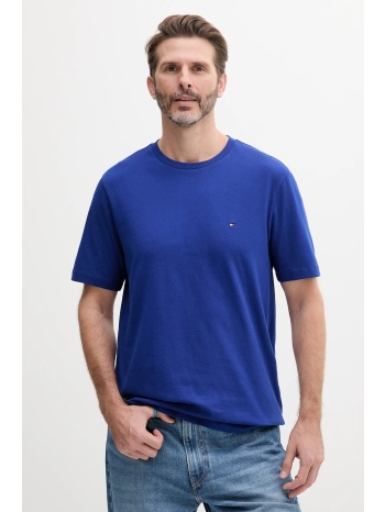 βαμβακερό μπλουζάκι tommy hilfiger ανδρικό, χρώμα ναυτικό