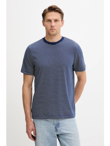 βαμβακερό μπλουζάκι tommy hilfiger ανδρικό, χρώμα ναυτικό