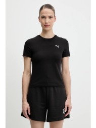 μπλουζάκι puma χρώμα: μαύρο, 629742 κύριο υλικό: 95% βαμβάκι, 5% ελαστάν
πλέξη λαστιχο: 80% βαμβάκι,