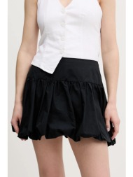 βαμβακερή φούστα abercrombie & fitch χρώμα: μαύρο, ki143-5062 100% βαμβάκι