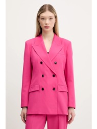 σακάκι hugo χρώμα ροζ ...
