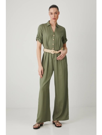 ολόσωμη φόρμα medicine χρώμα πράσινο 100% lyocell πλύσιμο