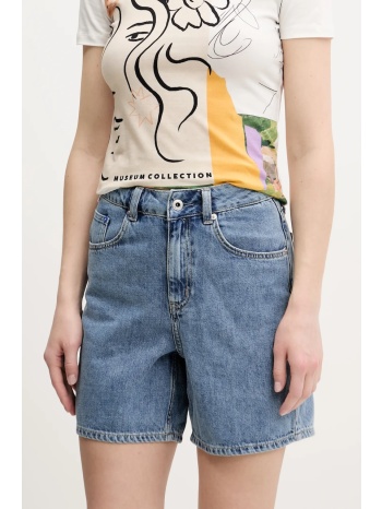 τζιν σορτς karl lagerfeld jeans χρώμα μπλε, a2w10041 100%