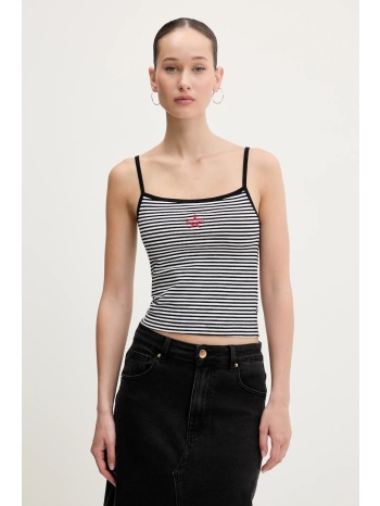 top guess jeans χρώμα μαύρο, w5gp35 kcie1 95% βαμβάκι, 5%