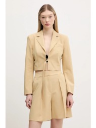 σακάκι hugo χρώμα μπεζ ...