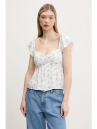 μπλουζάκι hollister co. χρώμα: άσπρο, ki340-5050 φόδρα κυπέλλου: 100% πολυεστέρας
κύριο υλικό: 100% 