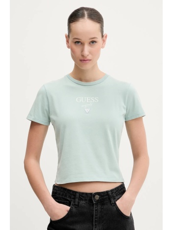 βαμβακερό μπλουζάκι guess originals γυναικείο, χρώμα