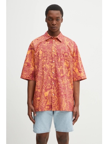 βαμβακερό πουκάμισο marcelo burlon aop mech bowling shirt