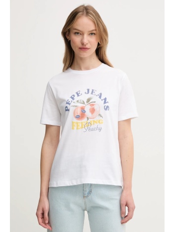 βαμβακερό μπλουζάκι pepe jeans venusa γυναικείο, χρώμα