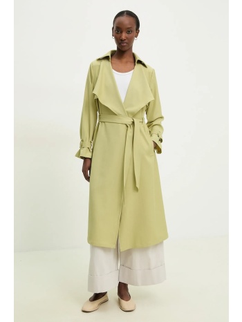 καμπαρντίνα answear lab χρώμα τιρκουάζ 95% πολυεστέρας, 5%